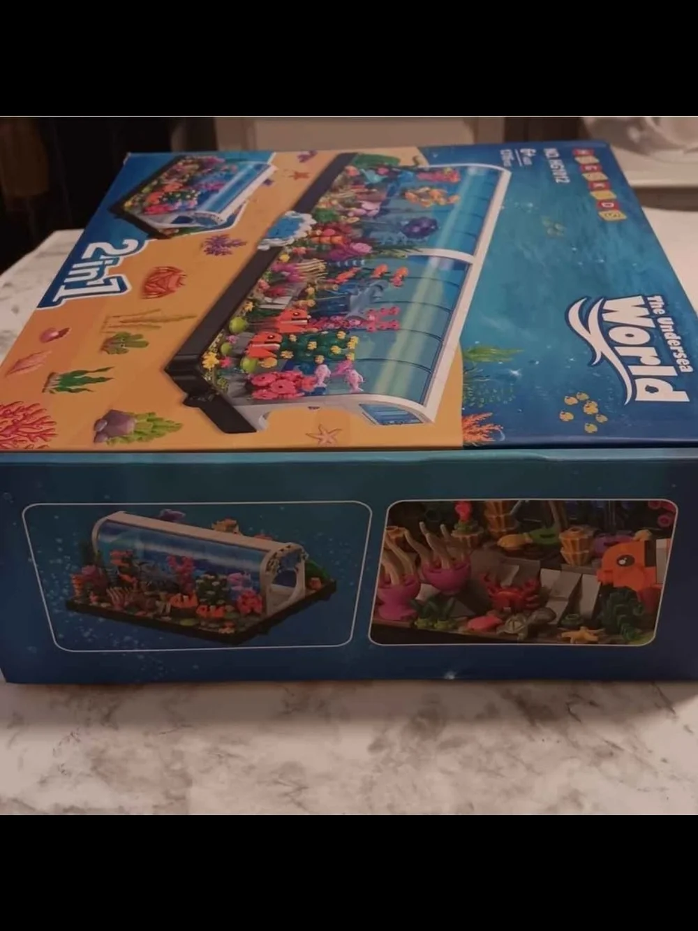 NEW HOGOKIDS 2-in-1 Undersea World Building Block Set – 1,316 Pieces | Aquarium